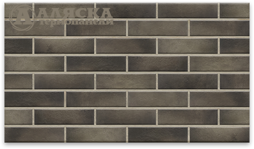 Фасадные термопанели Аляска 22. Retro brick pepper купить в Твери