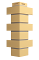 Угол Docke, Standard, Flemish (Флемиш) Жёлтый купить в Твери