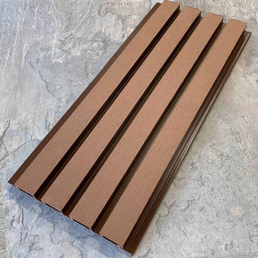 Фасадная реечная панель EasyDecking, Wood-X, Коричневый купить в Твери