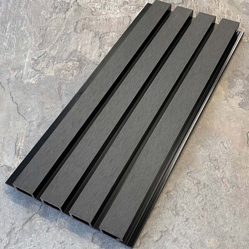 Фасадная реечная панель EasyDecking, Wood-X, Черное дерево купить в Твери