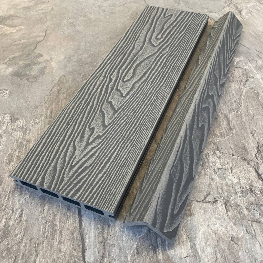 Террасная доска ДПК EasyDecking, Wood-X, Серый купить в Твери