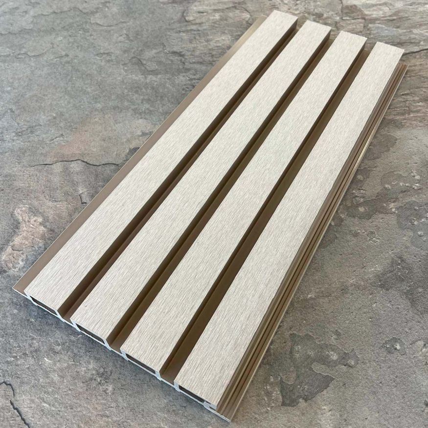 Фасадная реечная панель EasyDecking, Wood-X, Бежевый купить в Твери