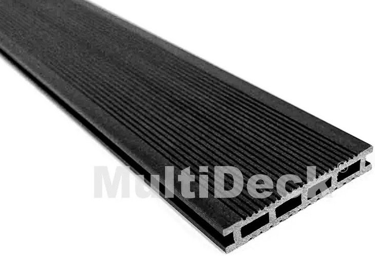Террасная доска из ДПК MultiDeck Черный бархатный оттенок купить в Твери