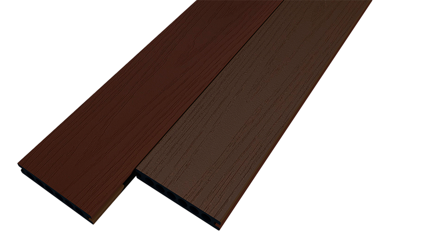 Mahogany / Milk Chocolate | Двухсторонняя террасная доска WOODVEX Dual купить в Твери