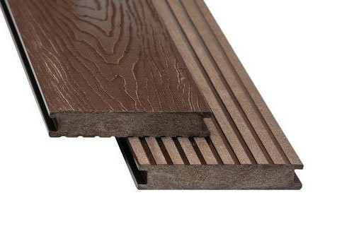 Террасная доска ECODECKING Premium из ДПК, цвет Коричневый купить в Твери