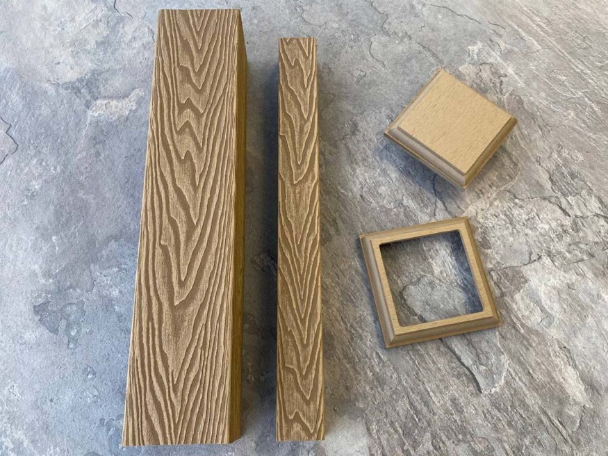 Столб для ограждения из ДПК EasyDecking, Wood-X, Дуб купить в Твери