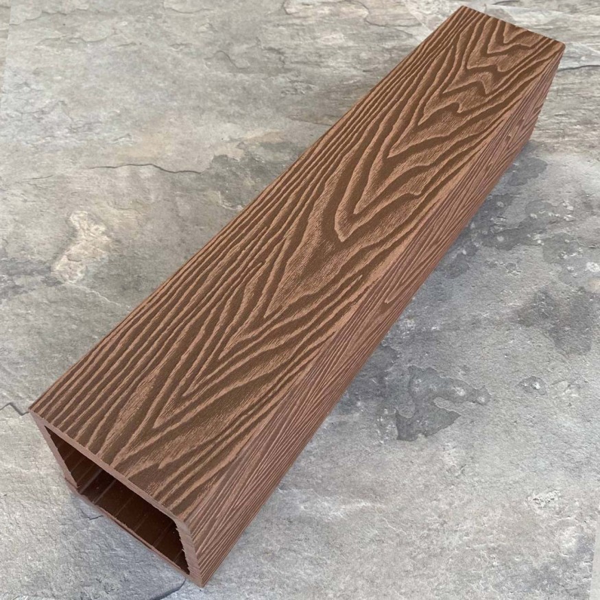 Столб для ограждения из ДПК EasyDecking, Wood-X, Коричневый купить в Твери