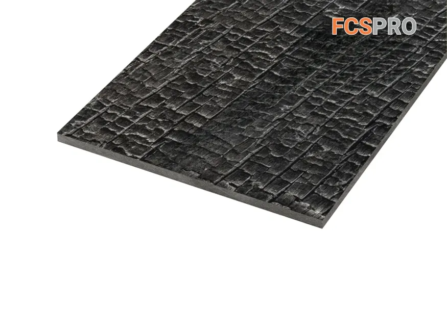 Фиброцементная панель FCSPRO Decor Wood Угольное купить в Твери