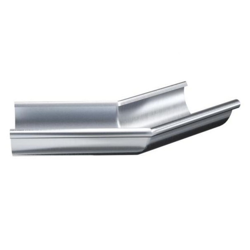 Наружный угол желоба 135° Aquasystem, оцинкованный 125/90 купить в Твери