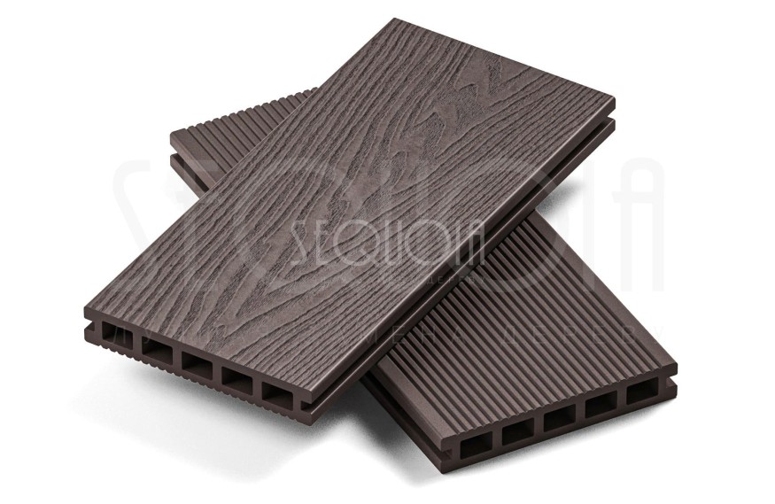 Доска террасная ДПК 3D SEQUOIA Evolution BROWN купить в Твери