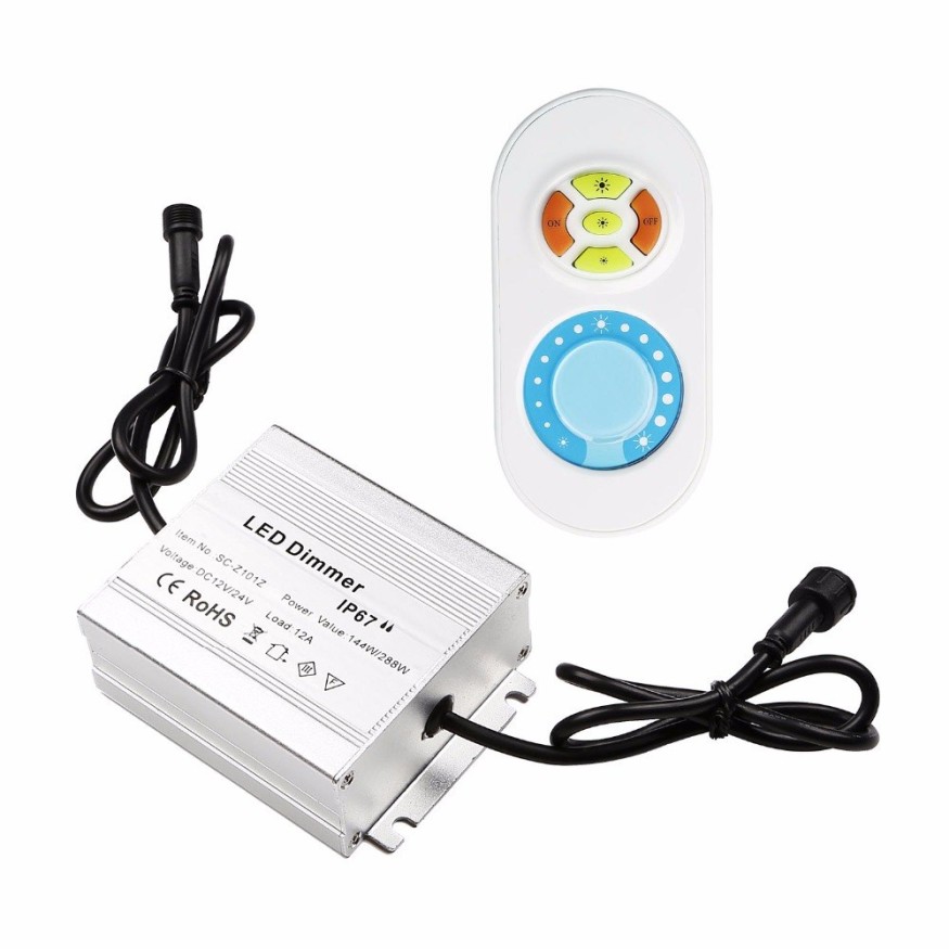 LED Диммер IP67 с дистанционным управлением до 60W Woodvex купить в Твери