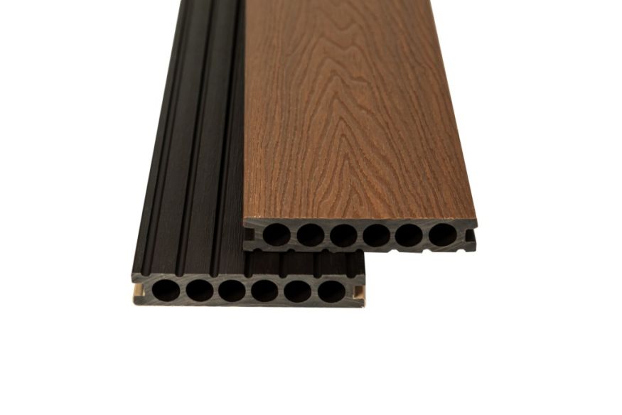 Террасная доска Ecodecking Скай коэкструзия Тик купить в Твери
