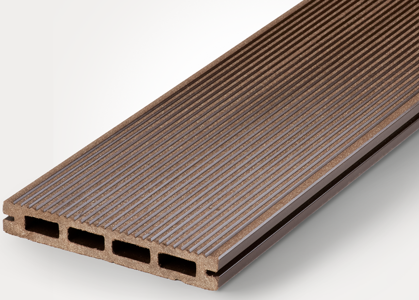 Террасная доска NanoWood «Lite» ECO в шоколадном цвете. купить в Твери