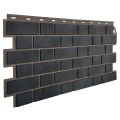 Фасадная панель FineBer, Кирпич облицовочный 3D, Мокрый асфальт купить в Твери