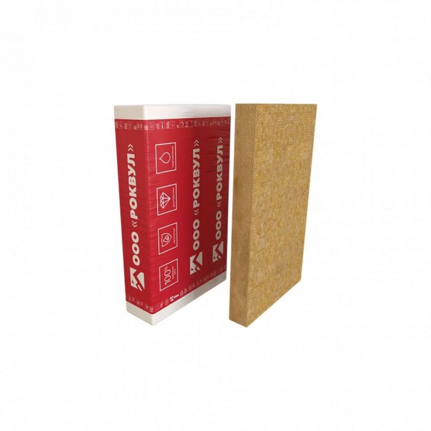 Утеплитель Rockwool ФАСАД БАТТС Оптима 50х600х1200/5шт/3.6м2/0.18м3 (36упак/палл) Rockwool купить в Твери