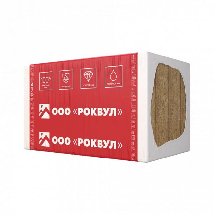 Утеплитель Rockwool ВЕНТИ БАТТС Д Оптима 150х600х1000/4шт/2.4м2/0.36м3 (16упак/палл) Rockwool купить в Твери