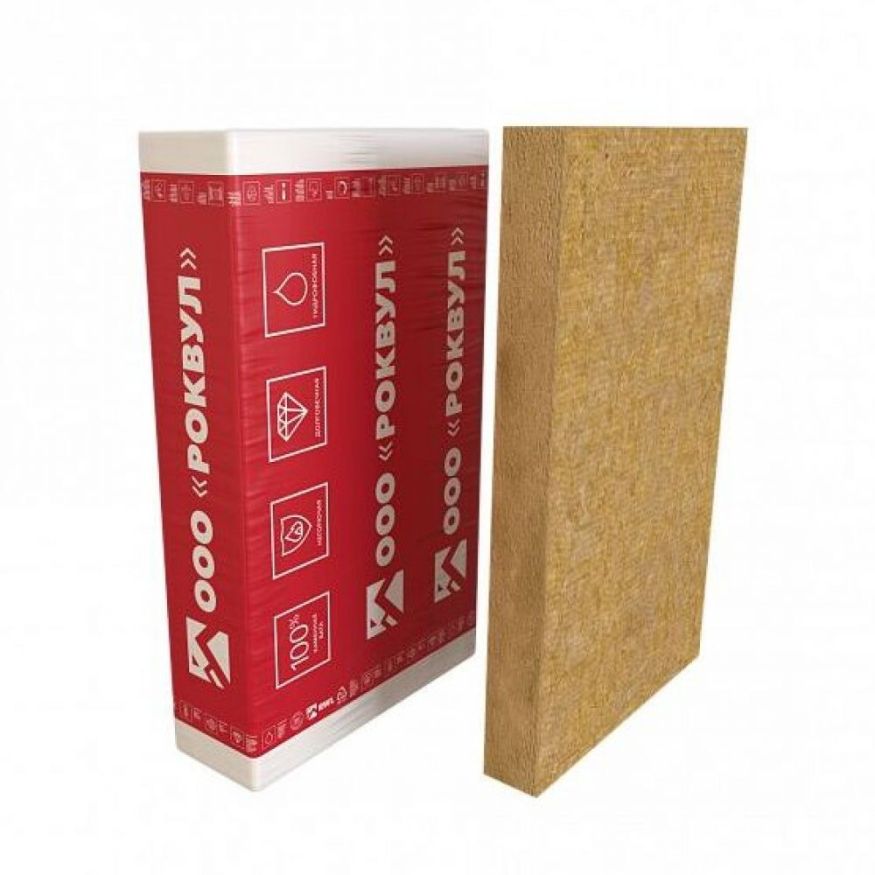 Утеплитель Rockwool Фасад Баттс ОПТИМА 100мм, 2 плиты, 1.44м2, 600х1200мм, 0.144м3 Rockwool купить в Твери