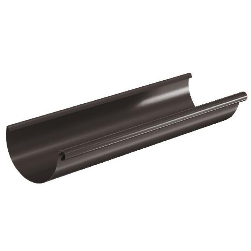 Водосточный желоб Aquasystem RR 32, тёмно-коричневый, 3.00 м, 125/90 купить в Твери