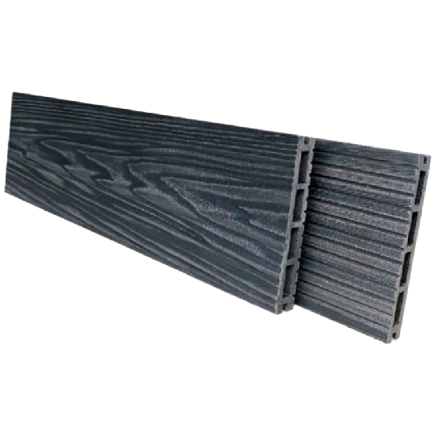 Террасная доска NanoWood Comfort 3D Цвет Графит купить в Твери