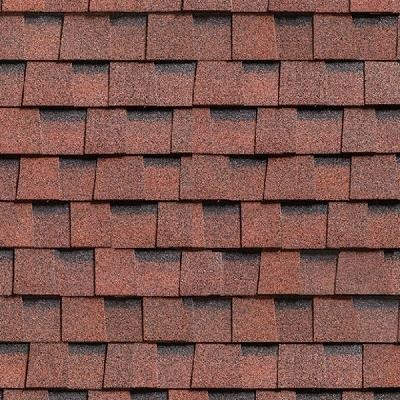 Двухслойная ламинированная черепица Shinglas, Ранчо, Красный цвет купить в Твери