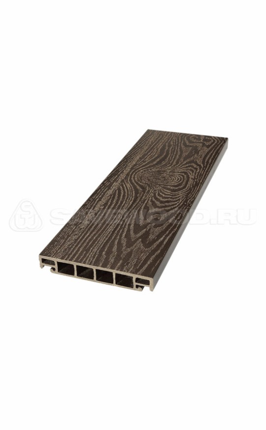 Террасная доска SaveWood, SW Salix (T), Темно-коричневый купить в Твери