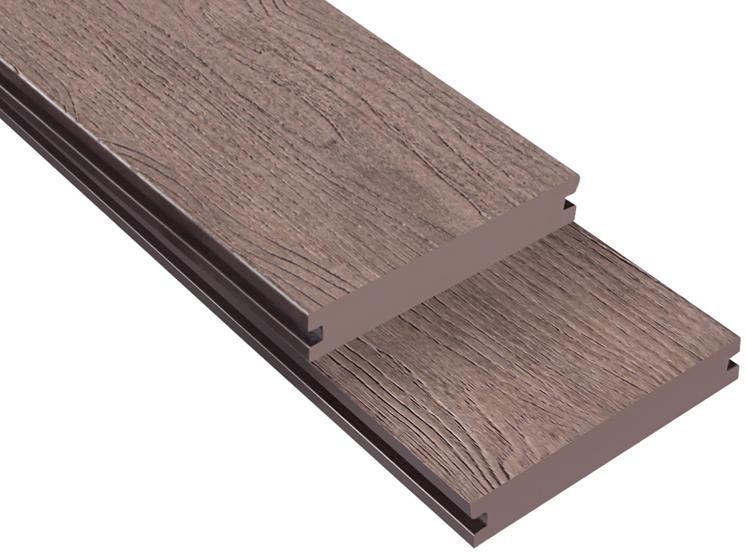 Террасная доска ДПК Outdoor 3D полнотелая NEVADA/CALIFORNIA BROWN коричневый микс. купить в Твери