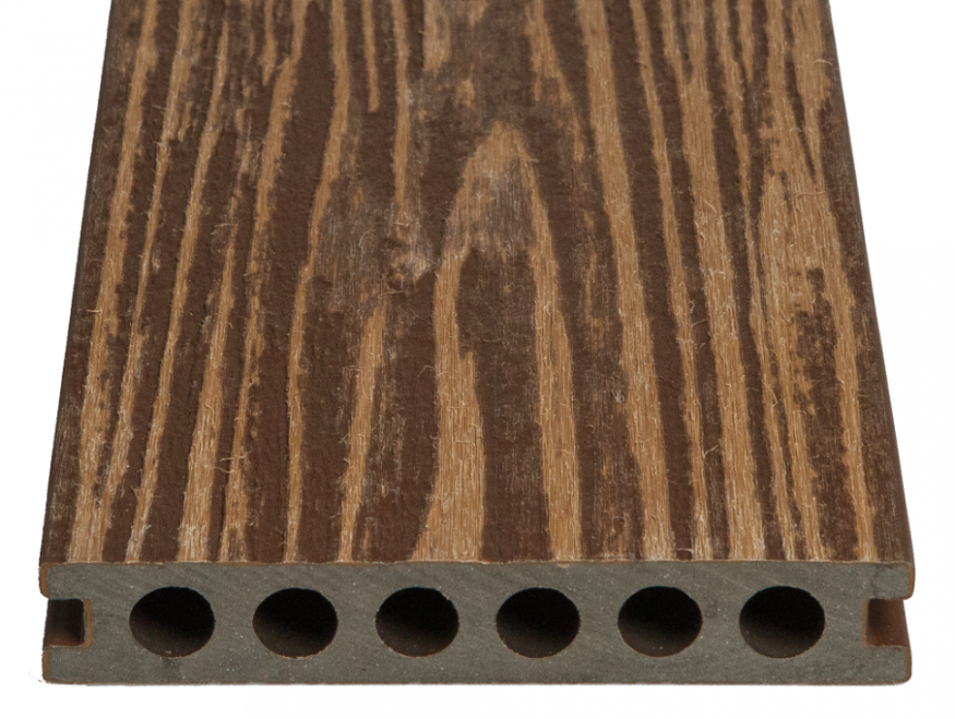 Террасная доска из ДПК CM Decking, Zebrano, Коричневый купить в Твери
