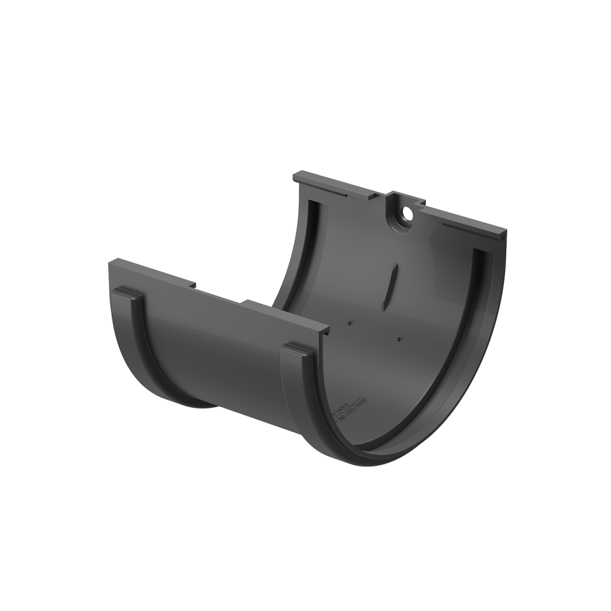 Соединитель для желобов Docke Standard, Серый цвет купить в Твери