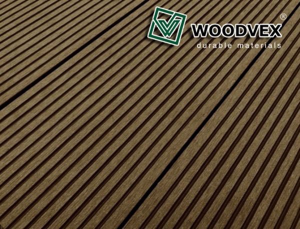 Террасная доска из ДПК WOODVEX Select в цвете Венге купить в Твери