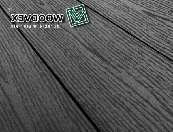 Террасная доска WOODVEX Select из ДПК в цвете Графит купить в Твери